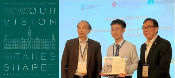 A Best Paper Award co-authored with my PhD student, by HKU Annual Report 2023